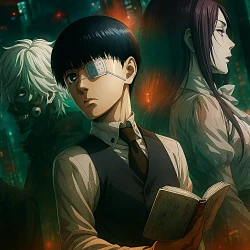 Токийский гуль [ТВ-1] — постер аниме