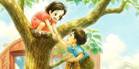 Тотто у окна — баннер