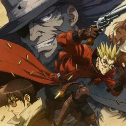 Триган: Переполох в Пустошах — постер аниме