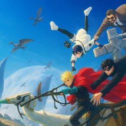 Триган: Ураган — постер аниме