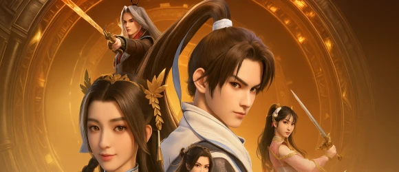 Трон десяти тысяч мечей — баннер