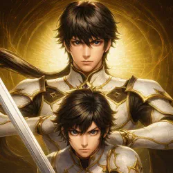 Трон, отмеченный Богом — постер аниме