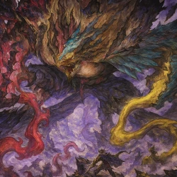 Туманный холм пяти стихий 2 — постер аниме