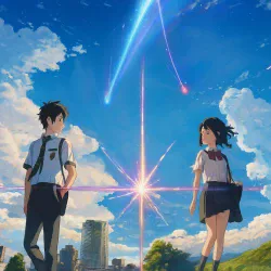 Твоё имя — постер аниме