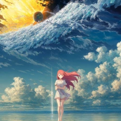 Убежище — постер аниме