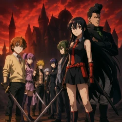 Убийца Акамэ! — постер аниме