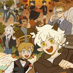 Улица всех святых 4 — постер аниме