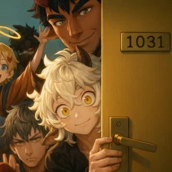 Улица всех святых — постер аниме