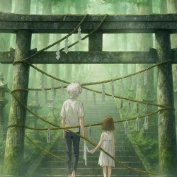 В лес, где мерцают светлячки — постер аниме