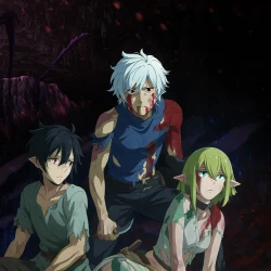 В подземелье я пойду, там красавицу найду! 4 (часть 2) — постер аниме