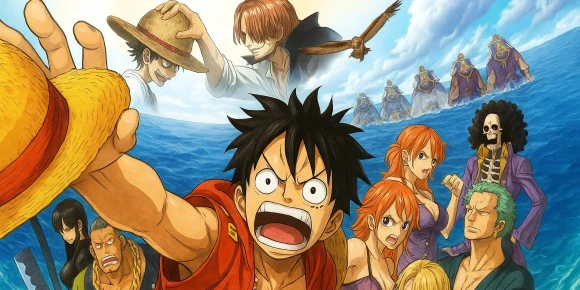 Ван Пис 3D: Погоня за соломенной шляпой — баннер