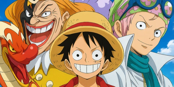 Ван Пис: Эпизод Луффи! Приключения на Ладоневом острове! — баннер