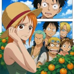 Ван-Пис: Эпизод Нами: Слёзы навигатора и узы дружбы — постер аниме