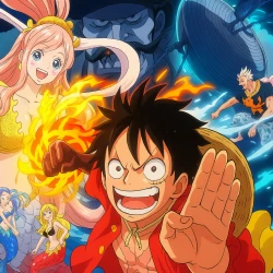 Ван-Пис: Остров Рыболюдей — постер аниме