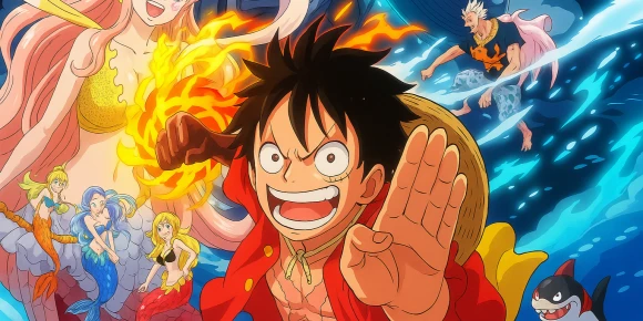 Ван-Пис: Остров Рыболюдей — баннер