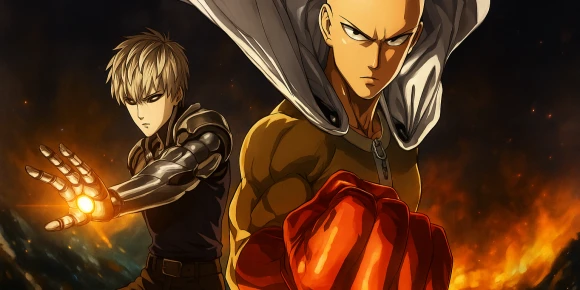 Ванпанчмен: Путь становления героя (OVA) — баннер