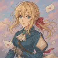 Вайолет Эвергарден — Фильм — постер аниме