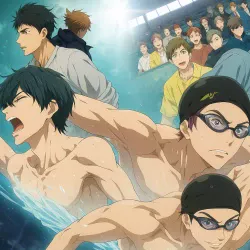 Вольный стиль! Последний гребок — постер аниме