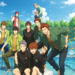 Вольный стиль!: Занять позиции — постер аниме