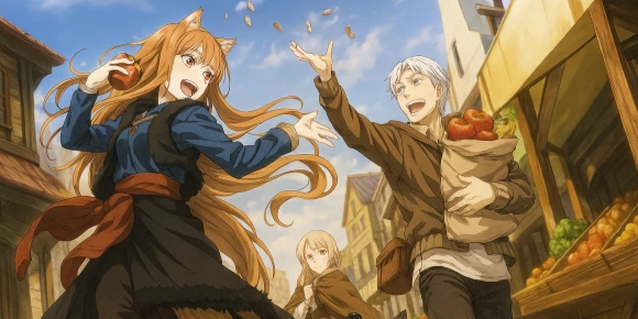 Волчица и пряности OVA — баннер