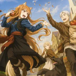 Волчица и пряности OVA — постер аниме