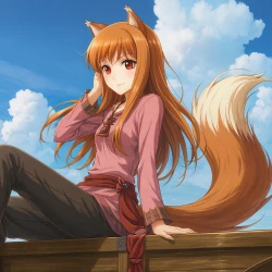 Волчица и пряности (второй сезон) — постер аниме