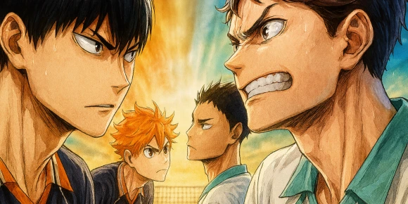 Волейбол!! Гений и чувство — баннер