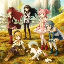 Волшебница Мадока Магика 2 — постер аниме