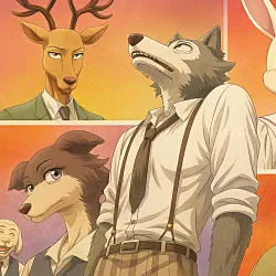 Выдающиеся звери — постер аниме