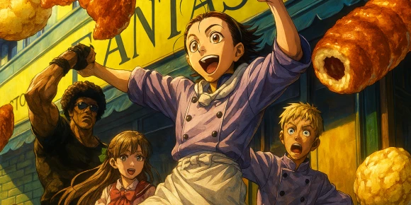 Японская свежая выпечка — баннер