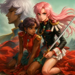 Юная революционерка Утэна [ТВ] — постер аниме