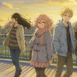 За пределом: Будущее — постер аниме