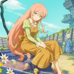 Закат человечества — постер аниме