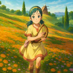 Заклинательница зверей Эрин — постер аниме