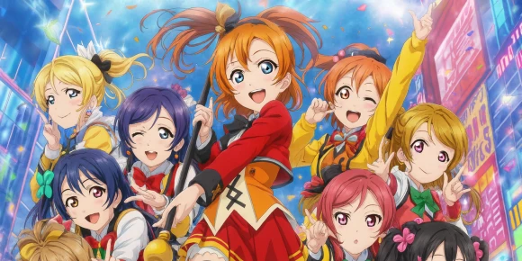 Живая любовь! Проект «Школьный идол» — баннер