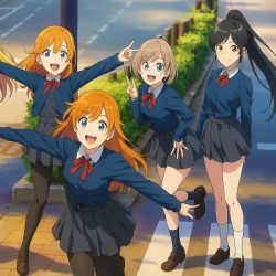 Живая любовь! Суперзвезда [ТВ-1] — постер аниме