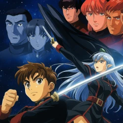 Звёздный флаг 2 — постер аниме