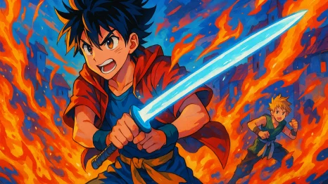 Постер жанра «Сёнэн»